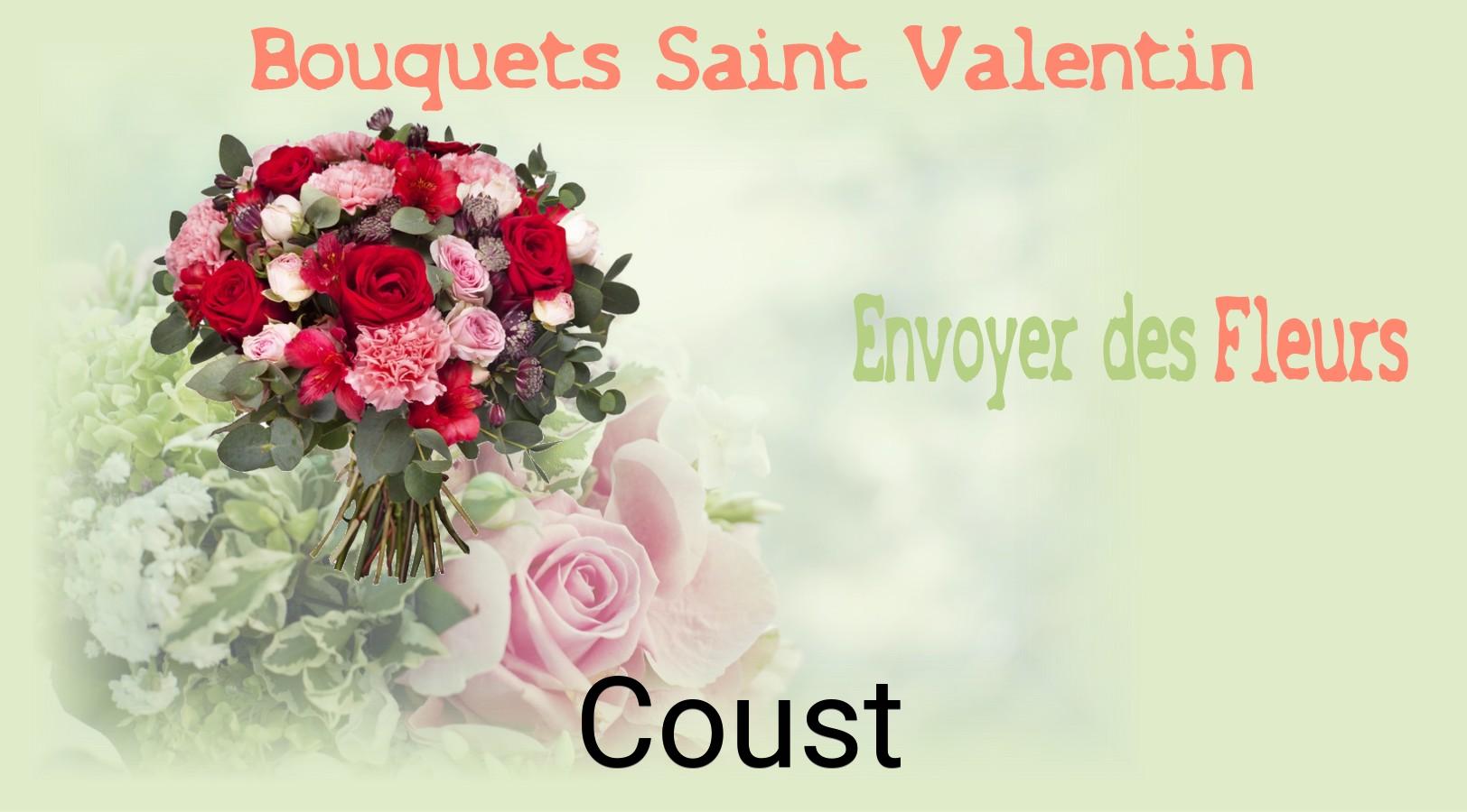 Roses de Saint-Valentin livrées à Coust